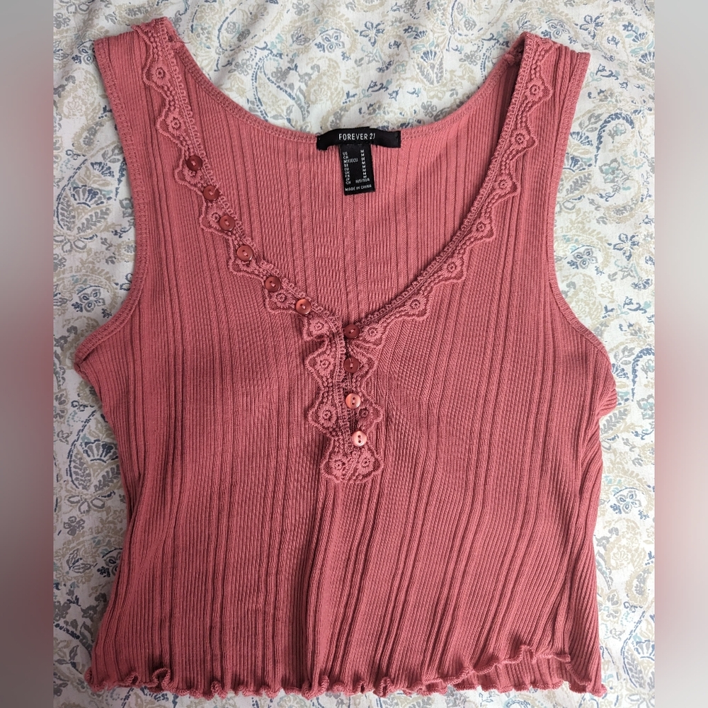 Forever 21 cropped tank top